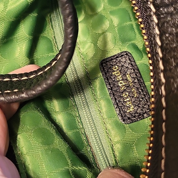 Kate Spade pebbled leather black shoulder bag in EXCELLENT Condition!!! - Picture 11 of 11